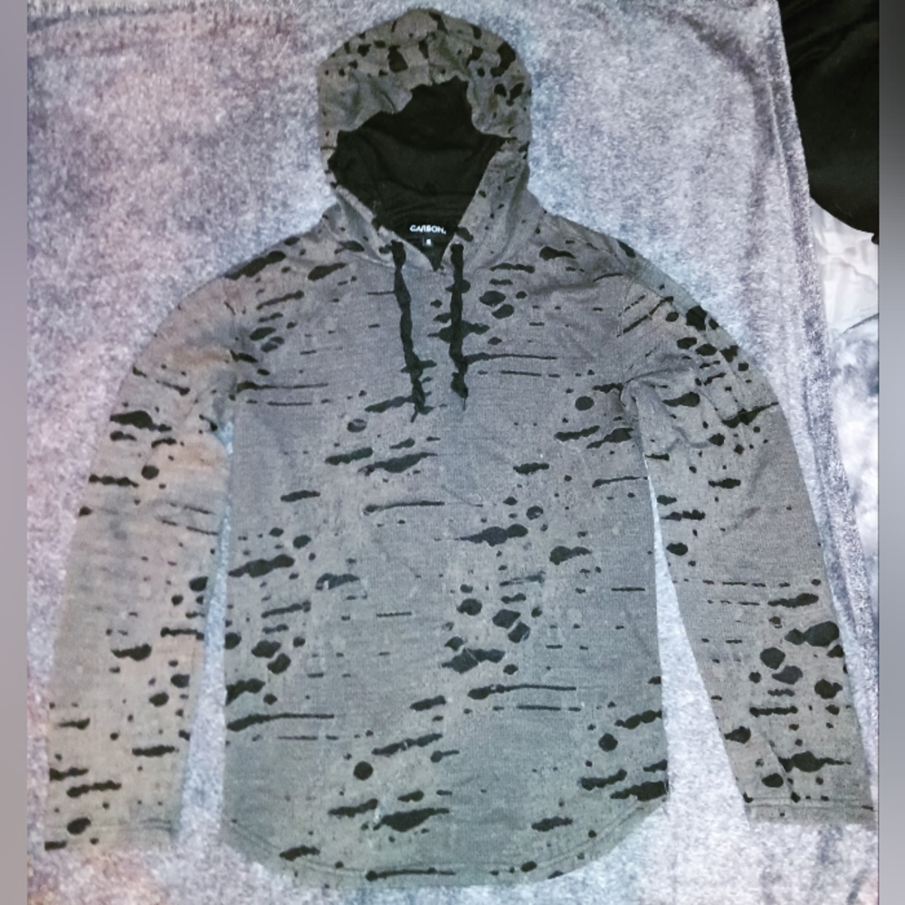 Tattered Camo Long Sleeve w/ Hood